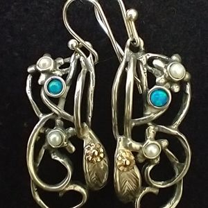 Hand Crafted Sterling Silver Earrings
